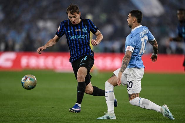 Db Roma 13 05 2026 - finale Coppa Italia Lazio-Inter foto Daniele Buffa Image nella foto: Mattia Zaccagni-Nicolo Barella 