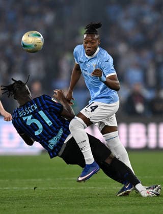 Db Roma 13 05 2026 - finale Coppa Italia Lazio-Inter foto Daniele Buffa Image nella foto: Tijjani Noslin-Yann Bissseck 