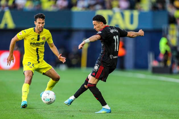 May 13, 2026, Villarreal, Castellon, SPAIN: Ruben Vargas of Sevilla FC in action during the Spanish league, LaLiga EA Sports, football match played between Villarreal CF and Sevilla FC at La Ceramica stadium on May 13, 2026, in Villarreal, Spain. Villarreal SPAIN - ZUMAa181 20260513_zaa_a181_125 Copyright: xIvanxTerronx