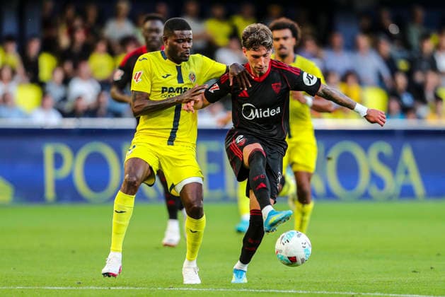 May 13, 2026, Villarreal, Castellon, SPAIN: Jose Angel Carmona of Sevilla FC in action during the Spanish league, LaLiga EA Sports, football match played between Villarreal CF and Sevilla FC at La Ceramica stadium on May 13, 2026, in Villarreal, Spain. Villarreal SPAIN - ZUMAa181 20260513_zaa_a181_126 Copyright: xIvanxTerronx