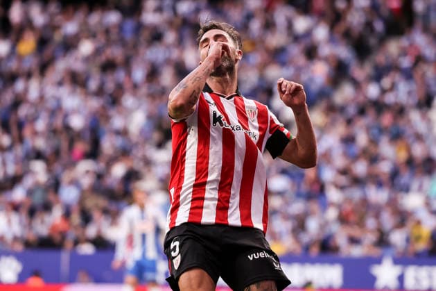 May 13, 2026, Cornella, Barcelona, SPAIN: Yeray Alvarez of Athletic Club laments during the Spanish league, LaLiga EA Sports, football match played between RCD Espanyol and Athletic Club at RCDE Stadium on May 13, 2026 in Cornella, Spain. Cornella SPAIN - ZUMAa181 20260513_zaa_a181_151 Copyright: xJavierxBorregox