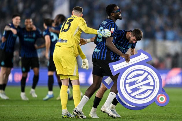 Football, Coppa Italia, Final, Cup winner Inter Milan