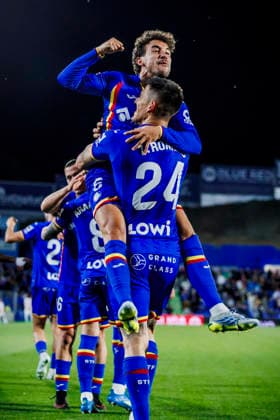 Getafe CF vs RCD Mallorca - LaLiga EA Sports - 13 05 2026 Luis Milla of Getafe CF celebrating during the LaLiga EA Sports match between Getafe CF and RCD Mallorca at Coliseum Alfonso Perez Stadium on May 13, 2026 in Madrid, Spain. Madrid Spain Copyright: xMarinaxFrutos PGSxPhotoxAgencyx