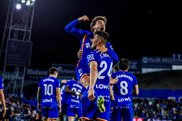 Getafe CF vs RCD Mallorca - LaLiga EA Sports - 13 05 2026 Luis Milla of Getafe CF celebrating during the LaLiga EA Sports match between Getafe CF and RCD Mallorca at Coliseum Alfonso Perez Stadium on May 13, 2026 in Madrid, Spain. Madrid Spain Copyright: xMarinaxFrutos PGSxPhotoxAgencyx