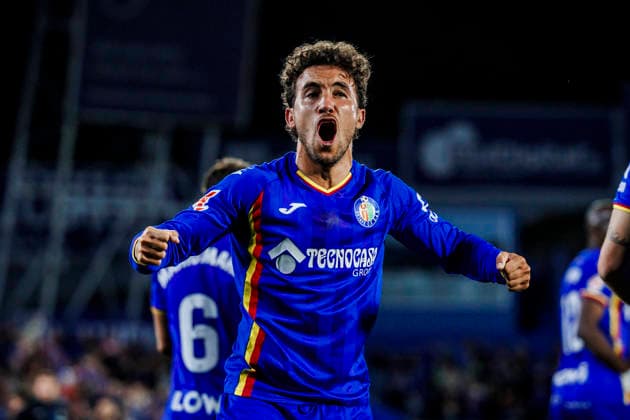 Getafe CF vs RCD Mallorca - LaLiga EA Sports - 13 05 2026 Luis Milla of Getafe CF celebrating during the LaLiga EA Sports match between Getafe CF and RCD Mallorca at Coliseum Alfonso Perez Stadium on May 13, 2026 in Madrid, Spain. Madrid Spain Copyright: xMarinaxFrutos PGSxPhotoxAgencyx