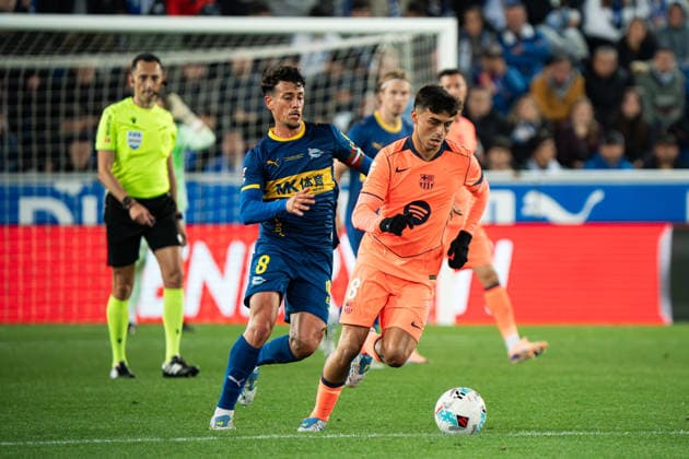 Football, Spain, CD Alaves - FC Barcelona