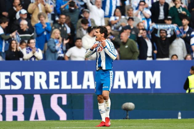 Pere Milla (Espanyol), MAY 13, 2026 - Football Soccer : Pere Milla celebrate after his goal during Spanish LaLiga EA Sports match between RCD Espanyol de Barcelona - Athletic Club de Bilbao at the RCDE Stadium in Barcelona, Spain. Noxthirdxpartyxsales  aflo_330259089