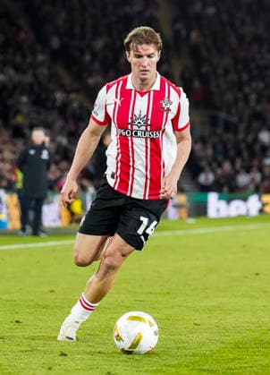 Southampton v Middlesbrough, Sky Bet Championship Southampton defender James Bree (14) during the Southampton v Middlesbrough EFL Sky Bet Championship Play-Off Semi-Final 2nd Leg match at St Mary s Stadium, Southampton, England on 12 May 2026 Credit: Robbie Hoad Every Second Media Editorial use only. All images are copyright Every Second Media Limited. No images may be reproduced without prior permission. All rights reserved. Premier League and Football League images are subject to licensing agreements with Football DataCo Limited. see https: www.football-dataco.com Copyright: xIMAGO EveryxSecondxMediax ESM-1990-0077 RobbiexHoadx xEveryxSecondxMediax