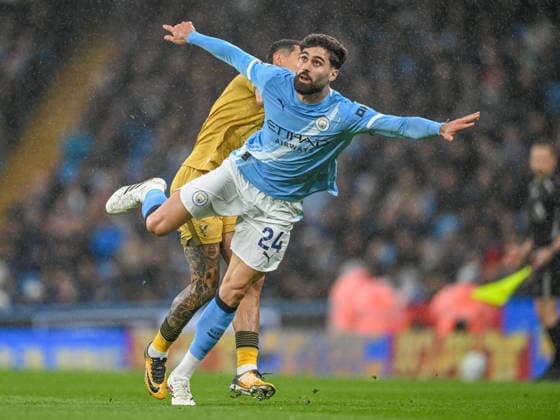 Manchester City v Crystal Palace Premier League Josko Gvardiol of Manchester City during the Premier League match at the Etihad Stadium, Manchester 13 05 2026 UK Newspapers OUT Copyright: xKarlxVallantinex FIL-23426-0020