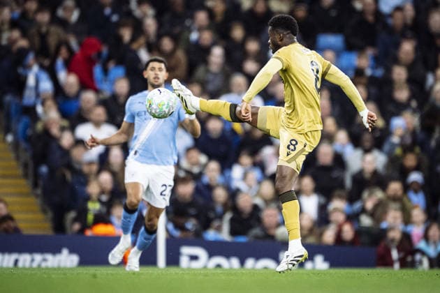 Manchester, England - May 13th 2026: Jefferson Lerma of Crystal Palace during the Premier League 2025 26 League match between Manchester City and Crystal Palace at Etihad Stadium. Copyright: xRichardxCallis SPPx Sportspressphoto_SPR146009