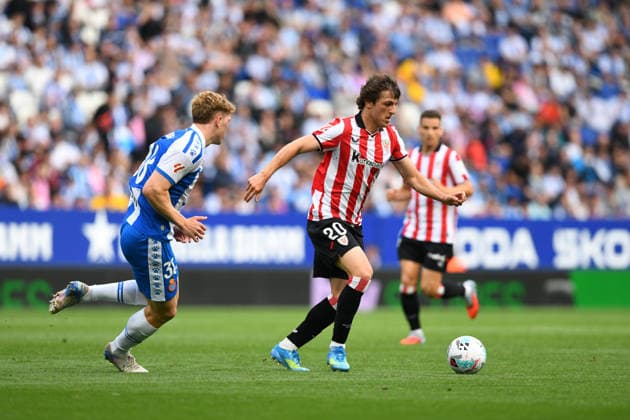 RCD ESPANYOL v ATHLETIC CLUB DE BILBAO RCDE STADIUM BARCELONA. May 13, 2026 RCD ESPANYOL vs ATHLETIC CLUB DE BILBAO May 13,2026 RCD Espanyol finally wins after 18 games. Unai Gomez (20) of Athletic Club de Bilbao during the match between RCD Espanyol and Athletic Club de Bilbao corresponding to the thirty six day of La Liga EA Sports at RCDE Stadium in Barcelona, Spain. Cornella El Prat ESP Copyright: xS.xRosx