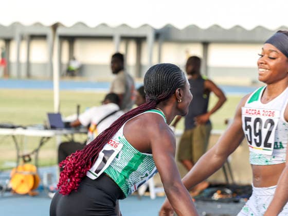 Tobi Amusan at The 24th African Senior Athletics Championships (ASAC) 2026 in Accra, Ghana, at the University of Ghana Sports Stadium from May 12 2026 Copyright: xChristopherxOnahx