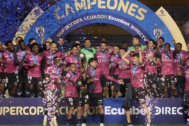 FBL FINAL SUPER COPA ECUADOR CATOLICA VS INDEPENDIENTE May 13, 2026 Meeting between Catolica vs Independiente for the final of the Super Copa Ecuador at the Gonzalo Pozo stadium QUITO PICHINCHA ECUADOR Copyright: xHENRYxLAPOx