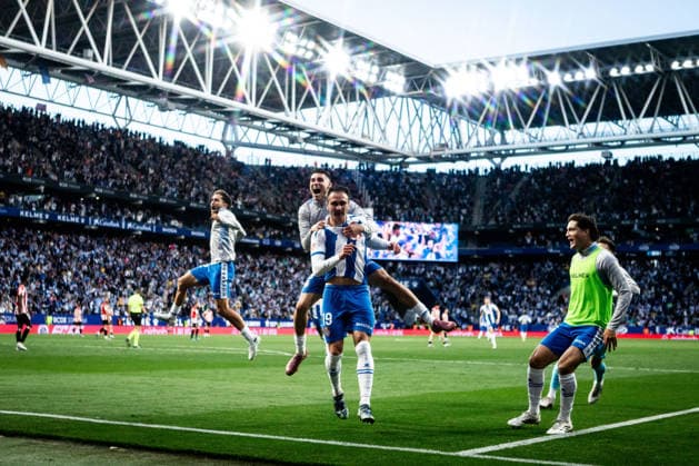 May 13, 2026, Barcelona, Barcelona, Spain: KIKE GARCIA of RCD Espanyol celebrating his goal during the LaLiga EA Sports match between RCD Espanyol and Athletic Club at RCDE Stadium in Barcelona. Barcelona Spain - ZUMAs316 20260513_znp_s316_008 Copyright: xMartixSeguraxRamonedax