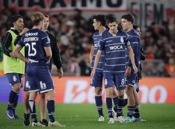 River vs Gimnasia Foto FOTOBAIRES Quarterfinals Apertura Professional League Tournament Copyright: xNICOLASxABOAFxNICOLASxABOAFx