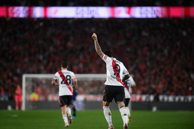 River Plate x Gimnasia La Plata BUENOS AIRES, AR - 13.05.2026: RIVER PLATE X GIMNASIA LA PLATA - River Plate against Gimnasia y Esgrima La Plata during a quarter-final match of the Copa Mercado Libre de la Liga Profesional de Futbol, on May 13, 2026 at Estadio Mas Monumental in Buenos Aires, Argentina. (Photo: Gabriel Sotelo Fotoarena) x2941905x  GabrielxSotelo
