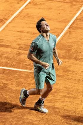 IPA84670055 - Luciano Darderi during Internazionali BNL d Italia, International Tennis match in Rome, Italy, May 14 2026  Copyright: xGiorgioxMaiozzi IPAxSportx xx 84670055