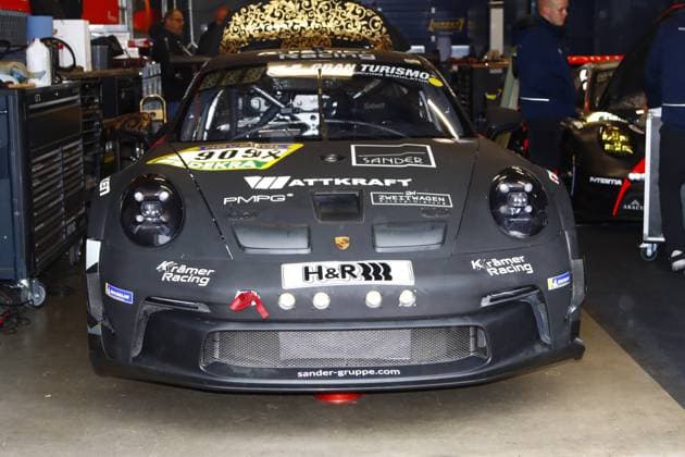 RECORD DATE NOT STATED 909 Peter Sander (Beulich GER) Lionel Mesnager (Bergisch Gladbach GER) Karsten Kraemer (Bergisch Gladbach GER), Porsche 911 GT3 Cup, Team: Kkraemer Racing (GER) in der Box GER, Motorsport, 54. ADAC Ravenol 24H-Rennen Nuerburgring 2025, Mittwoch, Impressionen vor dem Rennen, Nuerburg, 13.05.2026 GER, Motorsport, 54. ADAC Ravenol 24H-Rennen Nuerburgring 2025, Mittwoch, Impressionen vor dem Rennen, Nuerburg, 13.05.2026 Nuerburg Copyright: xEibner-Pressefoto JuergenxAugstx EP_JAT