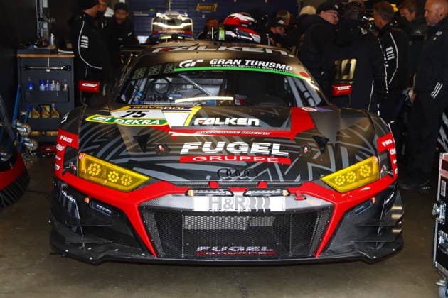 75 Domink Fugel Chemnitz GER Marcel Fugel Chemnitz GER Benjamin Leuchter Duisburg GER Tom Coronel NLD , Audi R8 LMS GT3 Evio II, Team Max Kruse Racing GER in the pits GER, Motorsport, 54 ADAC Ravenol 24H Rennen Nuerburgring 2025, Wednesday, Impressions before the race, Nuerburg, 13 05 2026 GER, Motorsport, 54 ADAC Ravenol 24H Rennen Nuerburgring 2025, Wednesday, Impressions before the race, Nuerburg, 13 05 2026 Nuerburg Copyright: xEibner-Pressefoto JuergenxAugstx EP_JAT