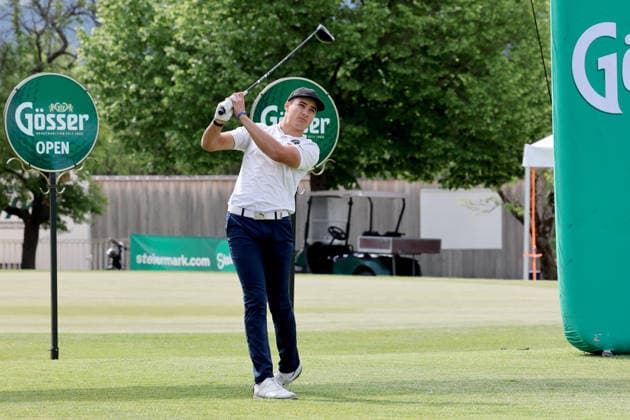 GOLF - Goesser Open 2026 MARIA LANKOWITZ,AUSTRIA,14.MAY.26 - GOLF - Alps Tour, Goesser Open, GC Erzherzog Johann. Image shows Basil Strolz (AUT).  GEPAxpictures xHansxOberlaender