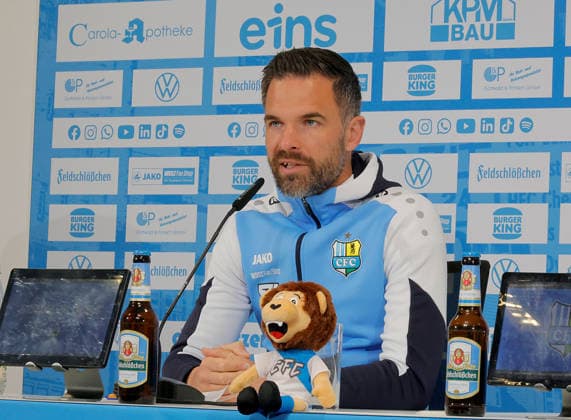 Football, RL Nordost, Chemnitzer FC, Press conference