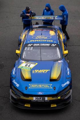 54. ADAC RAVENOL 24h Nürburgring 2026 64 Ford Mustang GT3, HRT Ford Racing: Dennis Olsen, Christopher Mies, Frederic Vervisch, Arjun Maini - picture by Gruppe C Photography Nürburg Nürburgring Rheinland-Pfalz Germany Copyright: xGruppexCxPhotographyx