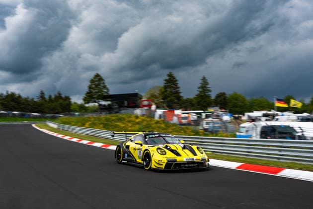 54. ADAC RAVENOL 24h Nürburgring 2026 17 Porsche 911 GT3 R (992) Evo26, Dunlop Motorsport: Julien Andlauer, Dorian Boccolacci, Nico Menzel, Alessio Picariello - picture by Gruppe C Photography Nürburg Nürburgring Rheinland-Pfalz Germany Copyright: xGruppexCxPhotographyx