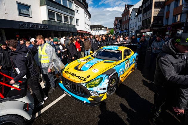 54. ADAC RAVENOL 24h Nürburgring 2026 26 Mercedes-AMG GT3, PROsport racing: Adam Christodoulou, Christopher Lulham, MikaÃ«l Grenier, Marek Böckmann - picture by Gruppe C Photography Nürburg Nürburgring Rheinland-Pfalz Germany Copyright: xGruppexCxPhotographyx