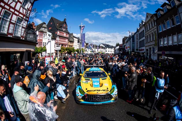 54. ADAC RAVENOL 24h Nürburgring 2026 26 Mercedes-AMG GT3, PROsport racing: Adam Christodoulou, Christopher Lulham, MikaÃ«l Grenier, Marek Böckmann - picture by Gruppe C Photography Nürburg Nürburgring Rheinland-Pfalz Germany Copyright: xGruppexCxPhotographyx