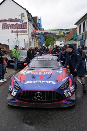 54. ADAC RAVENOL 24h Nürburgring 2026 3 Mercedes-AMG GT3, Mercedes-AMG Team Verstappen Racing: Max Verstappen, Lucas Auer, Jules Gounon, Daniel Juncadella - picture by Gruppe C Photography Nürburg Nürburgring Rheinland-Pfalz Germany Copyright: xGruppexCxPhotographyx