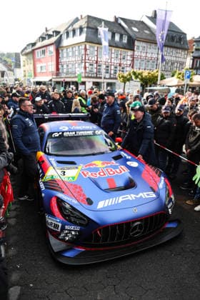 54. ADAC RAVENOL 24h Nürburgring 2026 3 Mercedes-AMG GT3, Mercedes-AMG Team Verstappen Racing: Max Verstappen, Lucas Auer, Jules Gounon, Daniel Juncadella - picture by Gruppe C Photography Nürburg Nürburgring Rheinland-Pfalz Germany Copyright: xGruppexCxPhotographyx