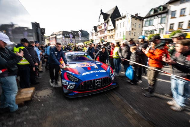54. ADAC RAVENOL 24h Nürburgring 2026 3 Mercedes-AMG GT3, Mercedes-AMG Team Verstappen Racing: Max Verstappen, Lucas Auer, Jules Gounon, Daniel Juncadella - picture by Gruppe C Photography Nürburg Nürburgring Rheinland-Pfalz Germany Copyright: xGruppexCxPhotographyx