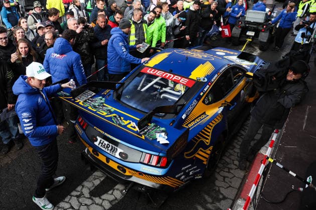 54. ADAC RAVENOL 24h Nürburgring 2026 64 Ford Mustang GT3, HRT Ford Racing: Dennis Olsen, Christopher Mies, Frederic Vervisch, Arjun Maini - picture by Gruppe C Photography Nürburg Nürburgring Rheinland-Pfalz Germany Copyright: xGruppexCxPhotographyx