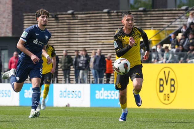Thursday, 14 05 2026 Season 2025 2026 Final U17 Westfalenpokal at BVB Fußballpark Hohenbuschei, Dortmund, Germany BV Borussia Dortmund U17 VfL Bochum U17 Ioannis Christos Kostoglou BVB