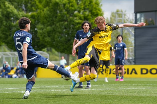 Thursday, 14 05 2026 Season 2025 2026 Final U17 Westfalenpokal at BVB Fußballpark Hohenbuschei, Dortmund, Germany BV Borussia Dortmund U17 VfL Bochum U17 Mats Brauckmann BVB