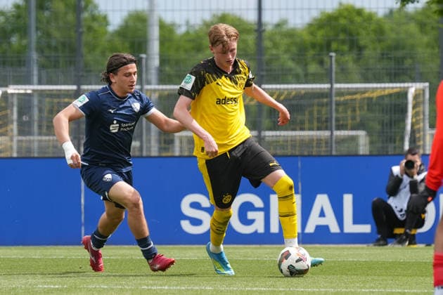 Thursday, 14 05 2026 Season 2025 2026 Final U17 Westfalenpokal at BVB Fußballpark Hohenbuschei, Dortmund, Germany BV Borussia Dortmund U17 VfL Bochum U17 Mats Brauckmann BVB