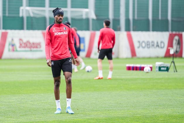 Public training, SC Freiburg, 14 05 2026 Jordy Makengo SC Freiburg, 33 Public training, SC Freiburg, 14 05 2026 Copyright: xBEAUTIFULxSPORTS Boscox