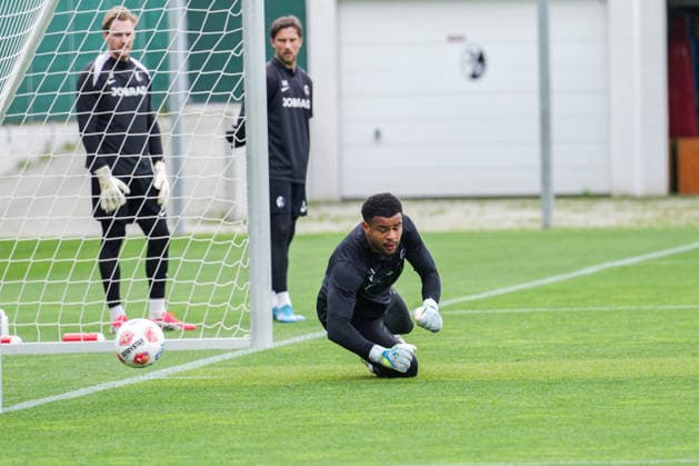 Public training, SC Freiburg, 14 05 2026 Noah Atubolu SC Freiburg, 1 Public training, SC Freiburg, 14 05 2026 Copyright: xBEAUTIFULxSPORTS Boscox