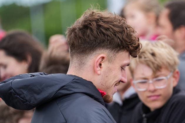 Public training, SC Freiburg, 14 05 2026 Philipp Treu SC Freiburg, 29 signing autographs Public training, SC Freiburg, 14 05 2026 Copyright: xBEAUTIFULxSPORTS Boscox