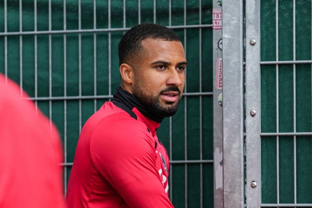 Public training, SC Freiburg, 14 05 2026 Daniel Kyereh SC Freiburg, 11 Public training, SC Freiburg, 14 05 2026 Copyright: xBEAUTIFULxSPORTS Boscox