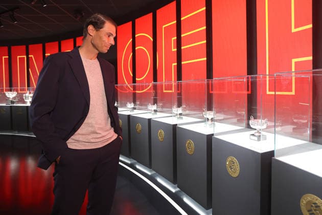 Rafa Nadal inaugurates in Manacor the renovated facilities of his interactive museum Tennis player Rafael Nadal, during the presentation of the expansion of the Rafa Nadal Museum in his sports complex in Manacor, on May 14, 2026, in Manacor, Balearic Islands Spain The renovated cultural space triples its exhibition area and incorporates the latest technologies and interactive simulators, consolidating itself as one of the main tourist and sports attractions on the island of Mallorca 14 MAY 2026 Manacor, Balearic Islands Manacor, Balearic Islands Spain  Copyright: xIsaacxBujx 7522731