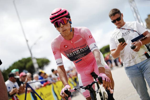 Portugal™s Afonso Oliveira Eulalio of Bahrain Victorious during Stage 6 of the Giro d™Italia, from Paestum to Naples, Italy, Thursday, May 14, 2026.  Copyright: xGianxMattiaxD Albertox xLaPressex