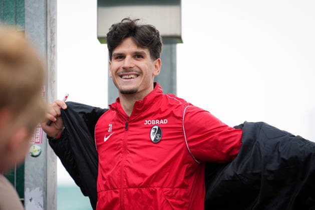 Soccer, Bundesliga, Men, Training SC Freiburg Europa Park Stadion, Sport, Europa Park Stadion, Igor Matanovic SC Freiburg 31 Freiburg Europa Park Stadion Baden Württemberg Germany Copyright: xFINLEYxMÖRCHx
