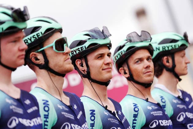 Denmark™s Tobias Lund Andresen of Decathlon CMA CGM Team during Stage 6 of the Giro d™Italia, from Paestum to Naples, Italy, Thursday, May 14, 2026.  Copyright: xGianxMattiaxD Albertox xLaPressex