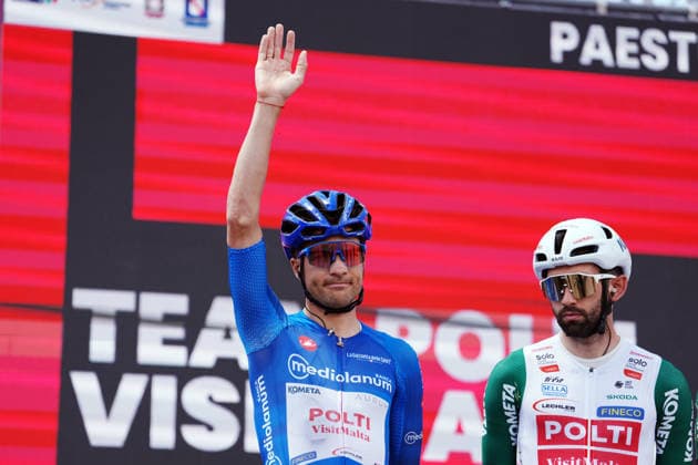 Spain™s Diego Pablo Sevilla Lopez of Team Polti VisitMalta during Stage 6 of the Giro d™Italia, from Paestum to Naples, Italy, Thursday, May 14, 2026.  Copyright: xGianxMattiaxD Albertox xLaPressex