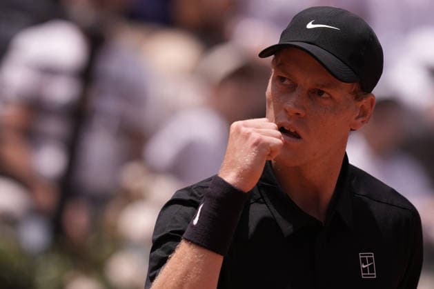 Jannik Sinner during the match between Jannik Sinner (ITA) vs Andrey Rublev at the Italian Open in Rome, Thursday, May 14, 2026. (Alfredo Falcone LaPresse)  Copyright: xAlfredoxFalcone LaPressex