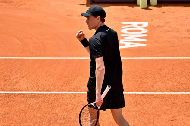 Foto IPP Cavaliere Emiliano. Roma 14 05 2026. Tennis Internazionali d Italia 2026. Nella foto: Jannik Sinner. Italy Photo Press - World Copyright italy ITALY  Copyright: xR4924_italyphotopressx