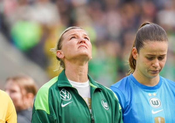 Germany Soccer DFB Cup Women 2025 2026, Final VfL Wolfsburg vs Bayern Munich RheinEnergieStadion Cologne Portrait photo, portrait, single shot, portrait Alexandra Popp VfL Wolfsburg Women, 11 Cologne Copyright: xAymanxAlahmedx
