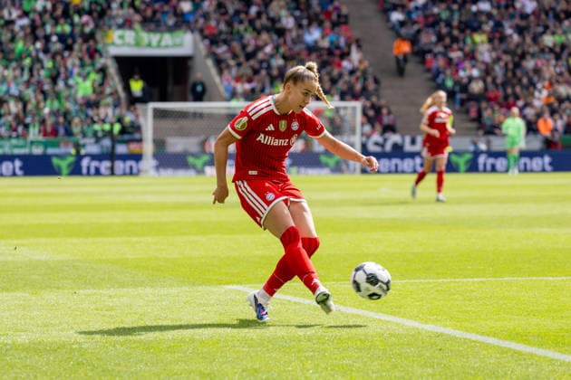 Germany Soccer DFB Cup Women 2025 2026, Final VfL Wolfsburg vs Bayern Munich RheinEnergieStadion Cologne Gwinn Giulia FC Bayern Munich, 7 Copyright: xMichellexLukax