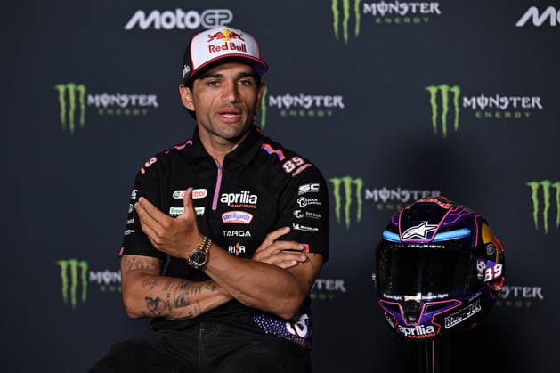 Ahead of MotoGP Catalonia Grand Prix BARCELONA, SPAIN - MAY 14: Jorge Martin of Aprilla Racing attends press conference, PK, Pressekonferenz ahead of the Catalonia Grand Prix, sixth round of the 2026 MotoGP World Championship, WM, Weltmeisterschaft held at the 4.66-kilometer Circuit de Barcelona-Catalunya in Barcelona, Spain on May 14, 2026. Burak Akbulut Anadolu Catalonia Spain. Editorial use only. Please get in touch for any other usage.  Copyright: x2026xAnadoluxBurakxAkbulutx
